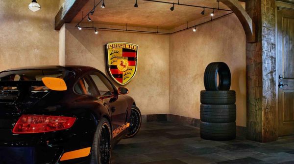 Custom garage luxury Porsche