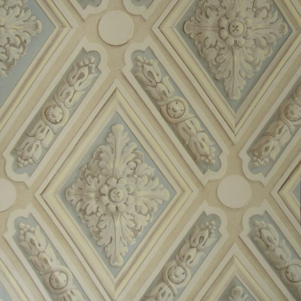 Painted appliqué for ceilings